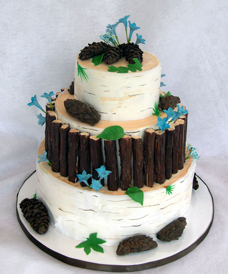 Adirondack Wedding Cake