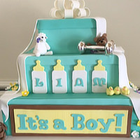 Baby Shower Cake – It's a Boy!