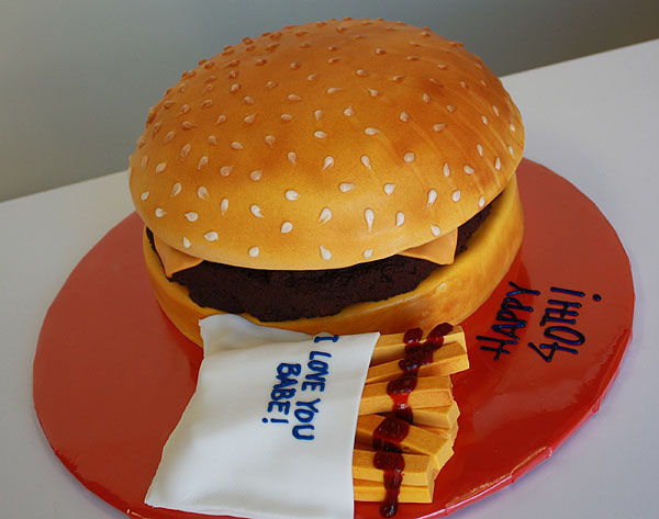 Cheeseburger Cake