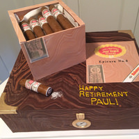 Cigar Humidor Cake