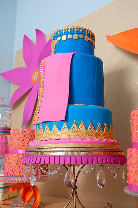 Exotic Wedding Cake