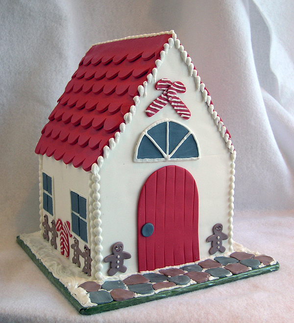 Gingerbread House Cake