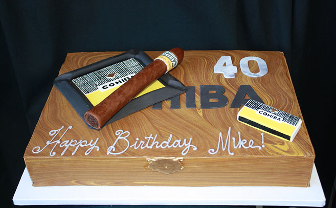 Cigar Box Cake