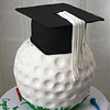 Golf Ball Graduation Cake