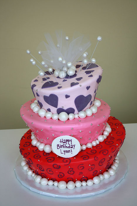 Birthday Cake with Pearls