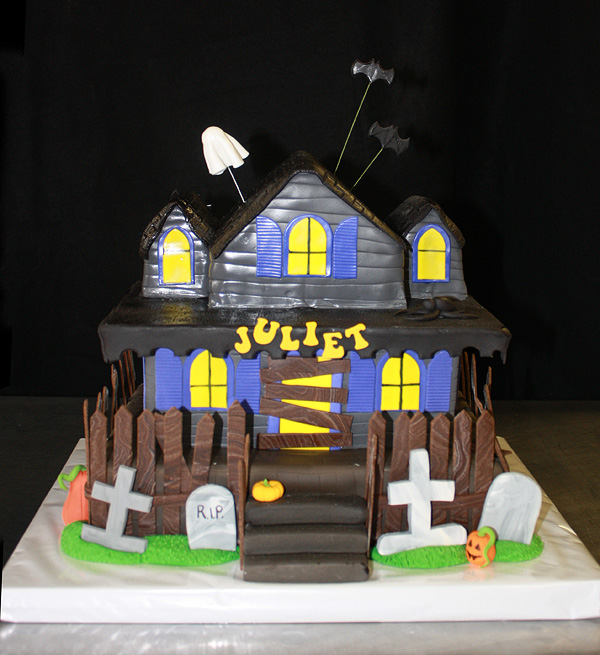 Haunted House Cake