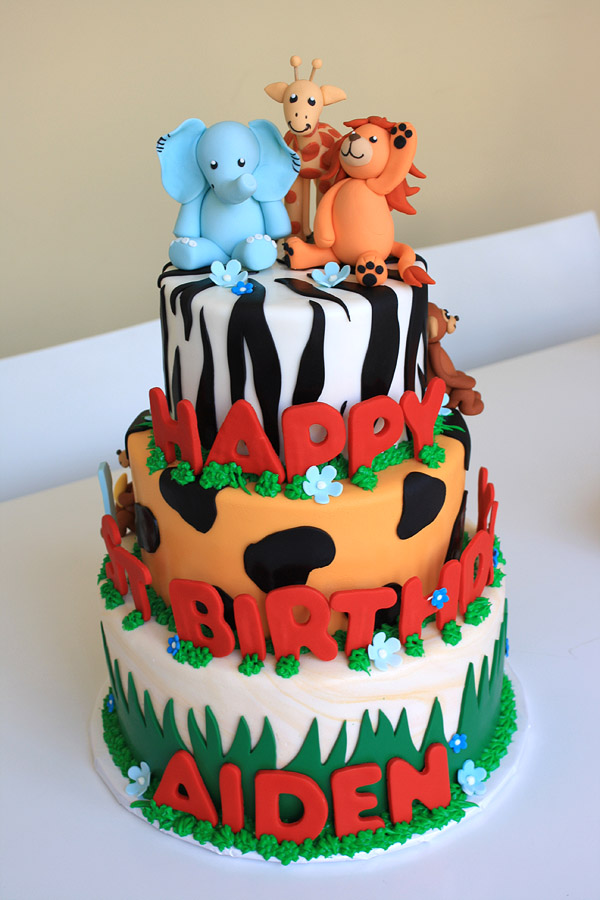 Jungle Friends Cake