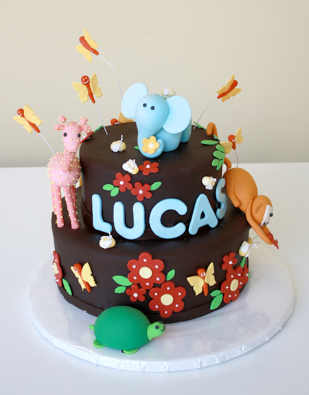 Jungle Friends Cake