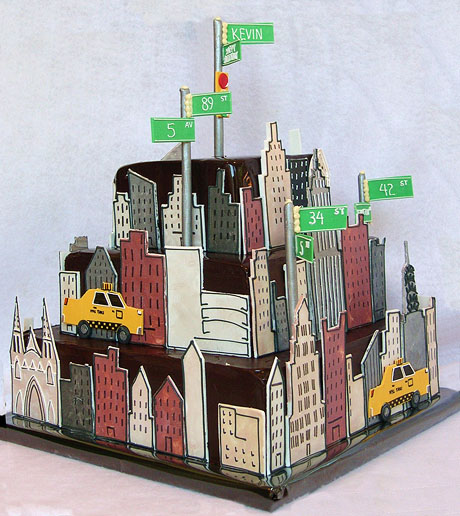 New York Skyline Cake