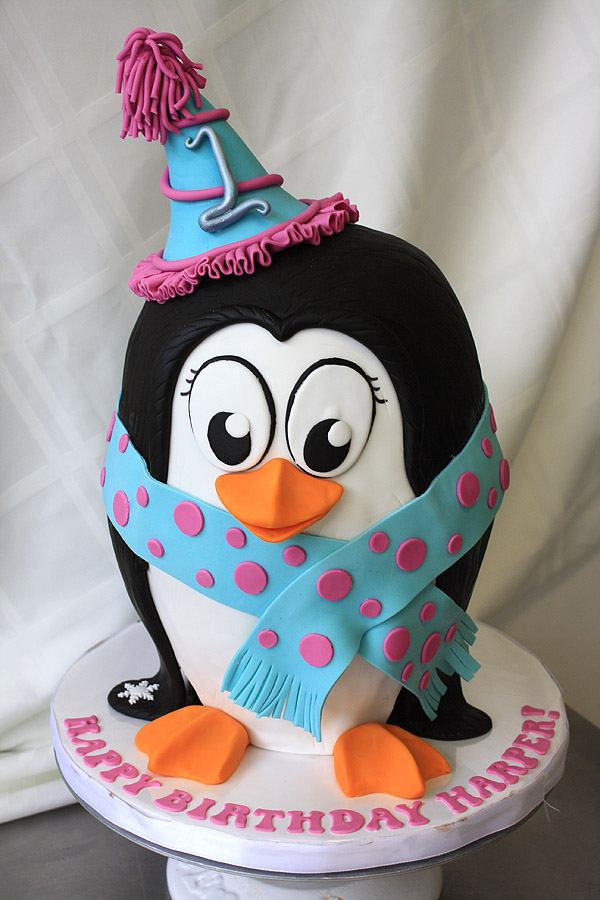 Chilly Penguin Cake
