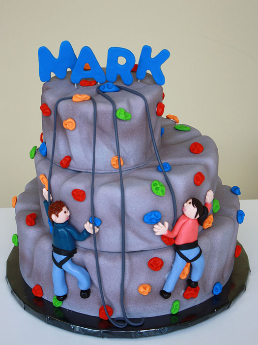 Rock Climbing Cake