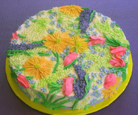 Spring Flowers Cake