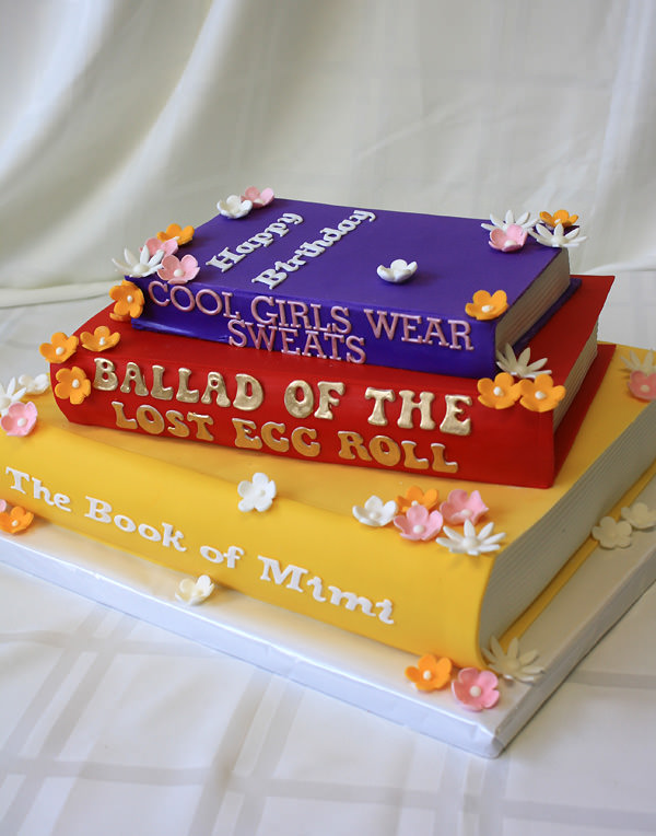 Custom Books Cake