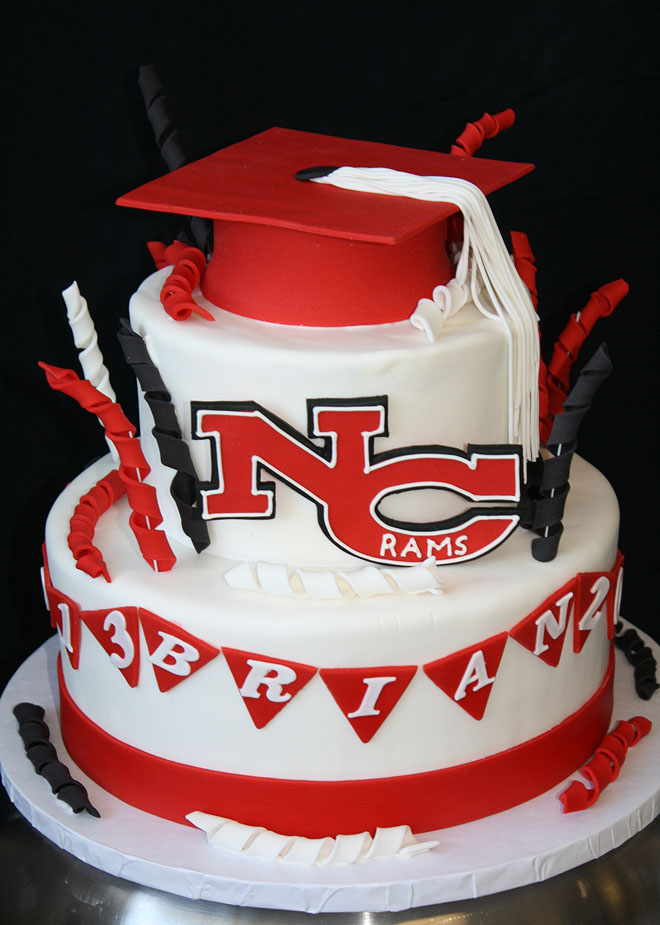 New Canaan Graduation Cake