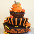 Topsy Turvey Autumn Cake