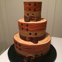 Wood Style Cake